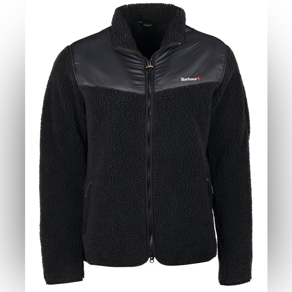 NWTs Barbour Men’s Axis Sherpa Fleece Jacket. Black. XL